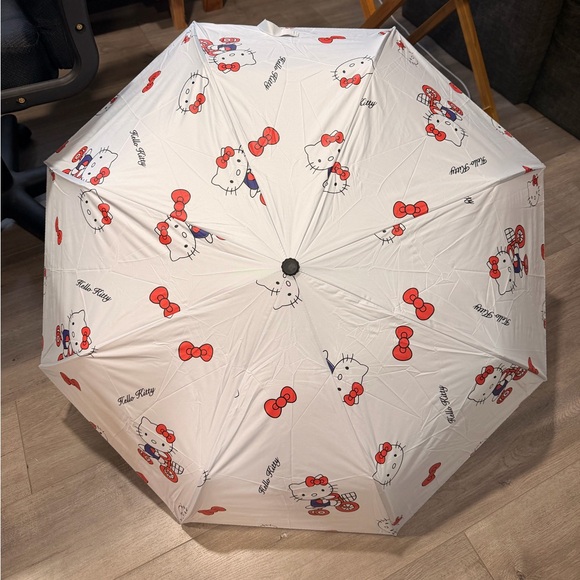 Sanrio Accessories - Hello Kitty - white Folding Umbrella